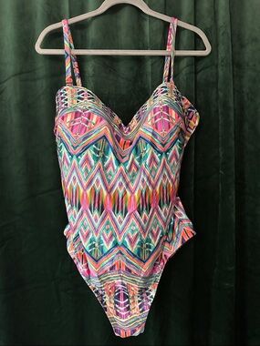 Colorful Geometric One-Piece Swimsuit